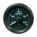 Vdo SingleViu 52mm 2-1/16 in. Exhaust Gas Temp. Gauge, 1000 DegC A2C3833050030